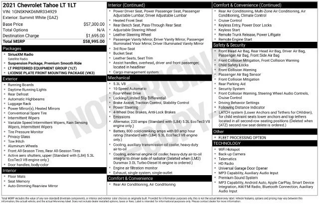Used 2021 SUMMIT WHITE Chevrolet LT image 2