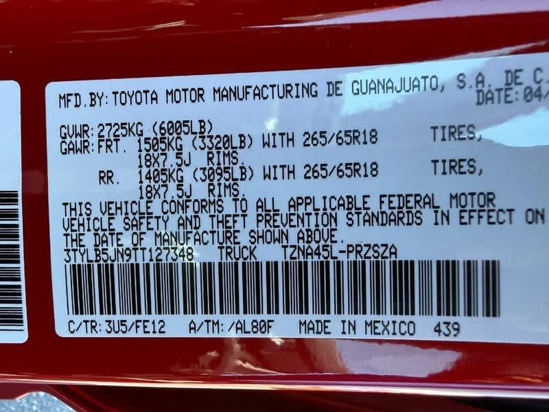 New 2026 Supersonic Red Toyota TRD Sport image 22