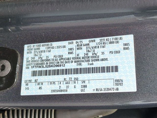 Used 2025 Gray Ford XLT image 34