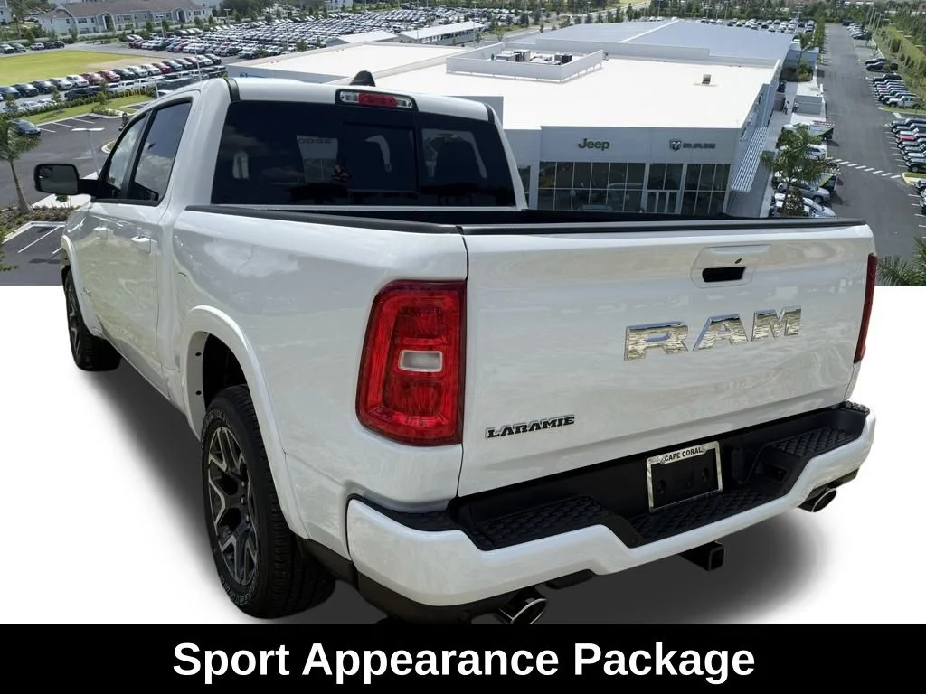 New 2026 Bright White Clear-Coat Exterior Paint RAM Laramie image 6