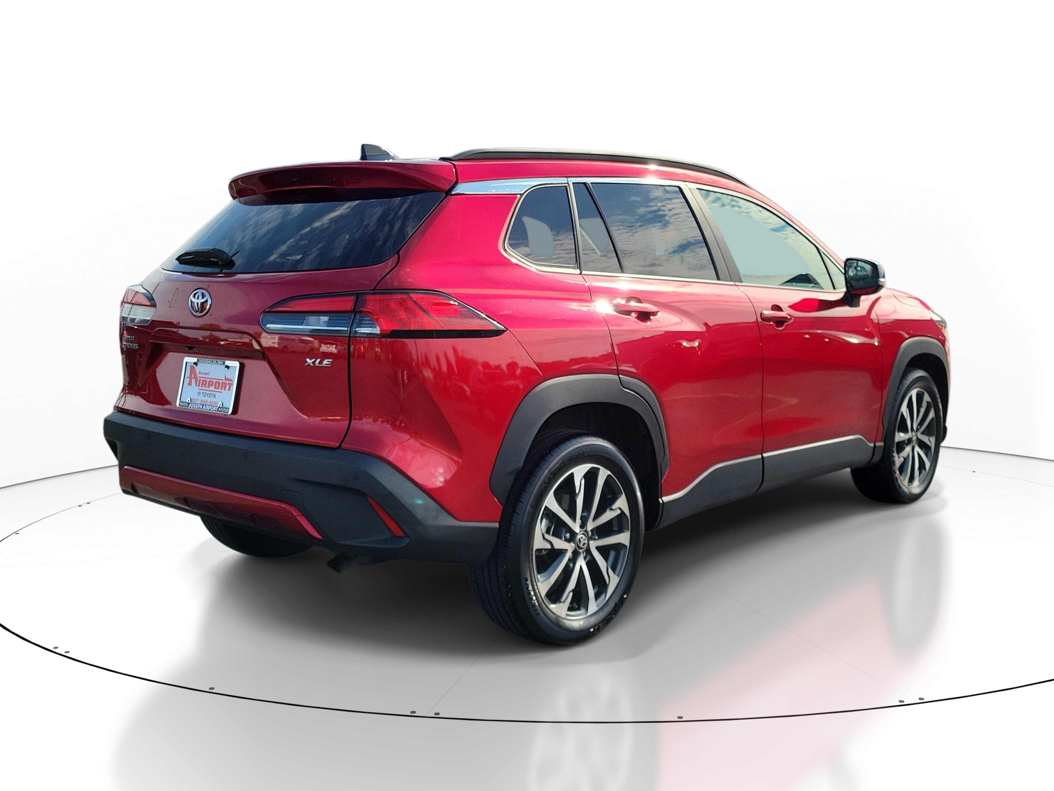 Used 2025 Red Crystal Toyota XLE image 4