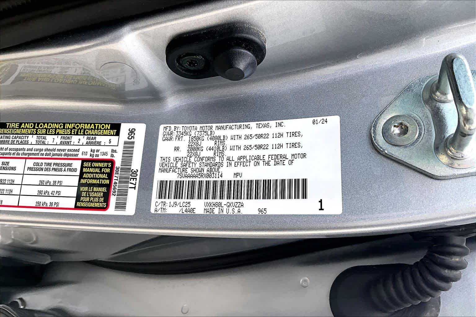 Used 2024 Celestial Silver Metallic Toyota Capstone image 29