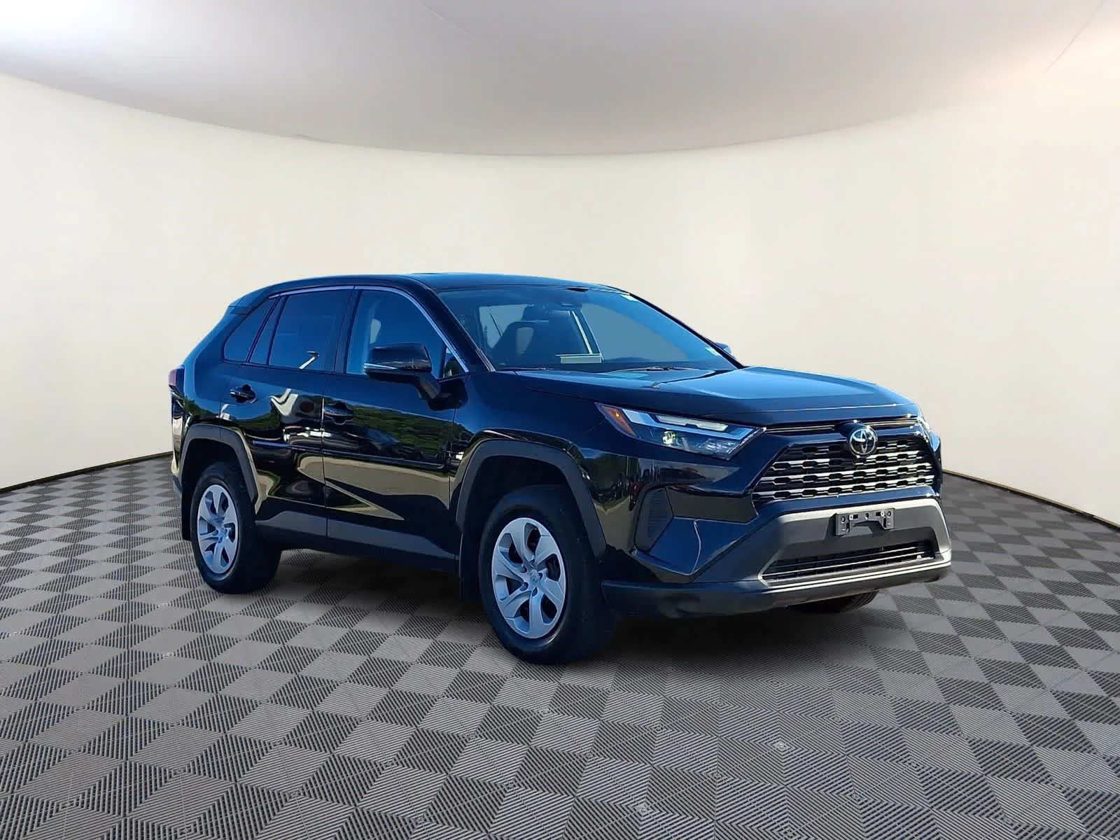 Used 2023 Midnight Black Metallic Toyota LE image 4