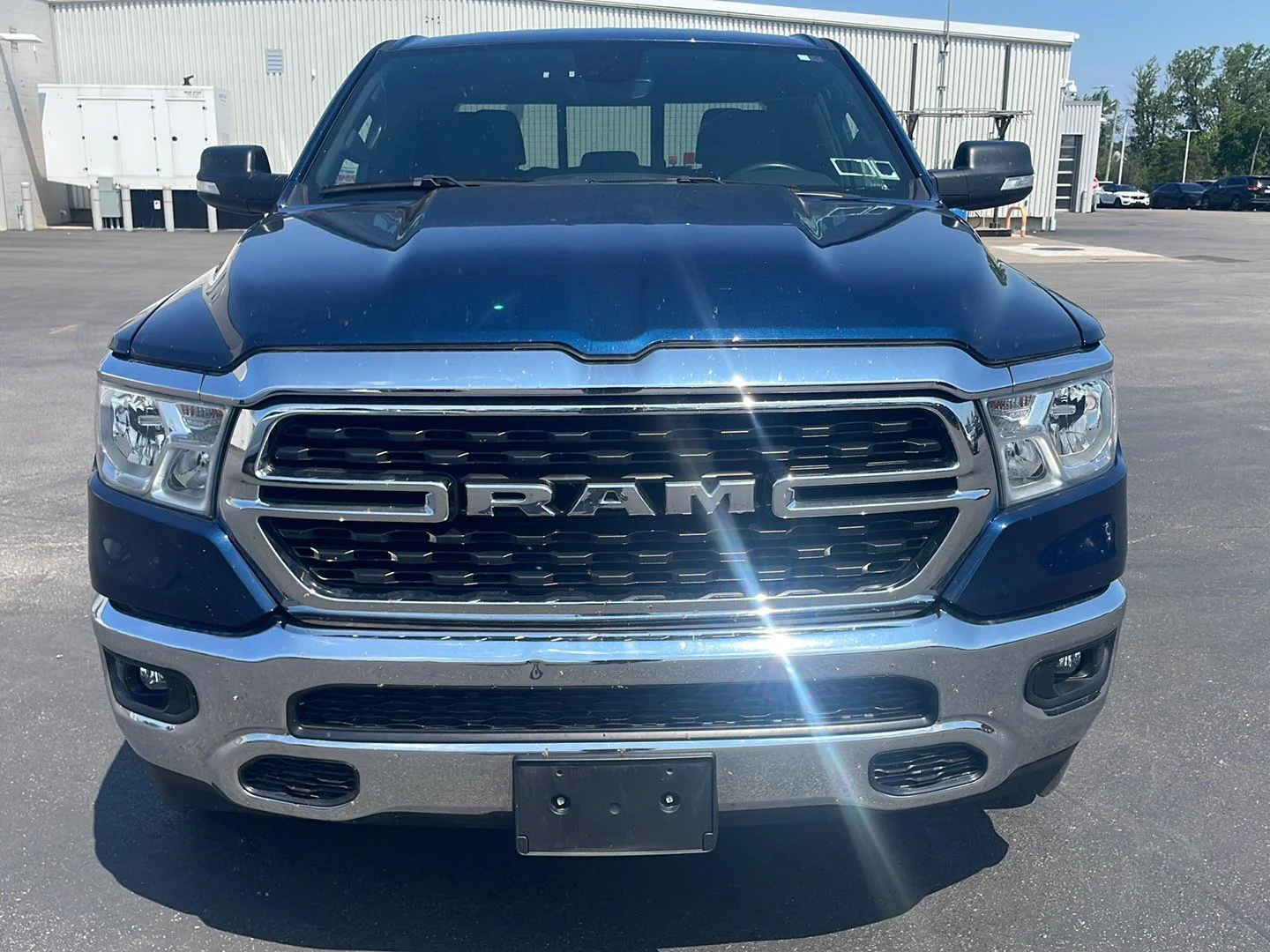Used 2022 Patriot Blue Pearlcoat Ram Big Horn image 7