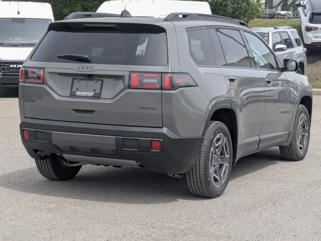 New 2026 Grey Jeep Limited - - 4x4 - 1.6L I- 4 Turbo Hybrid - 12.3 Uconnect w/ Nav - Pano Sunroof & More! image 8