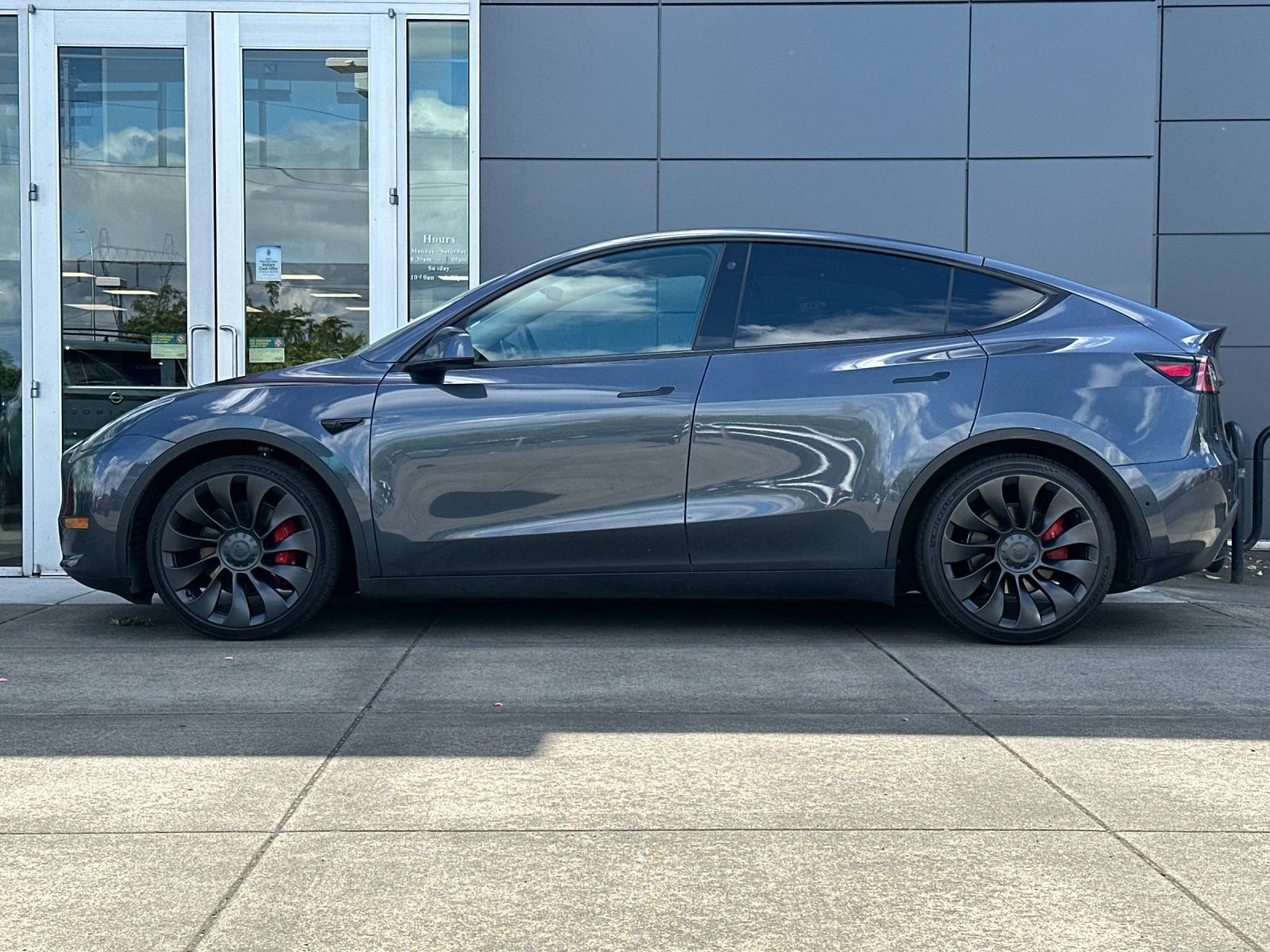 Used 2022 Gray Tesla Performance image 6