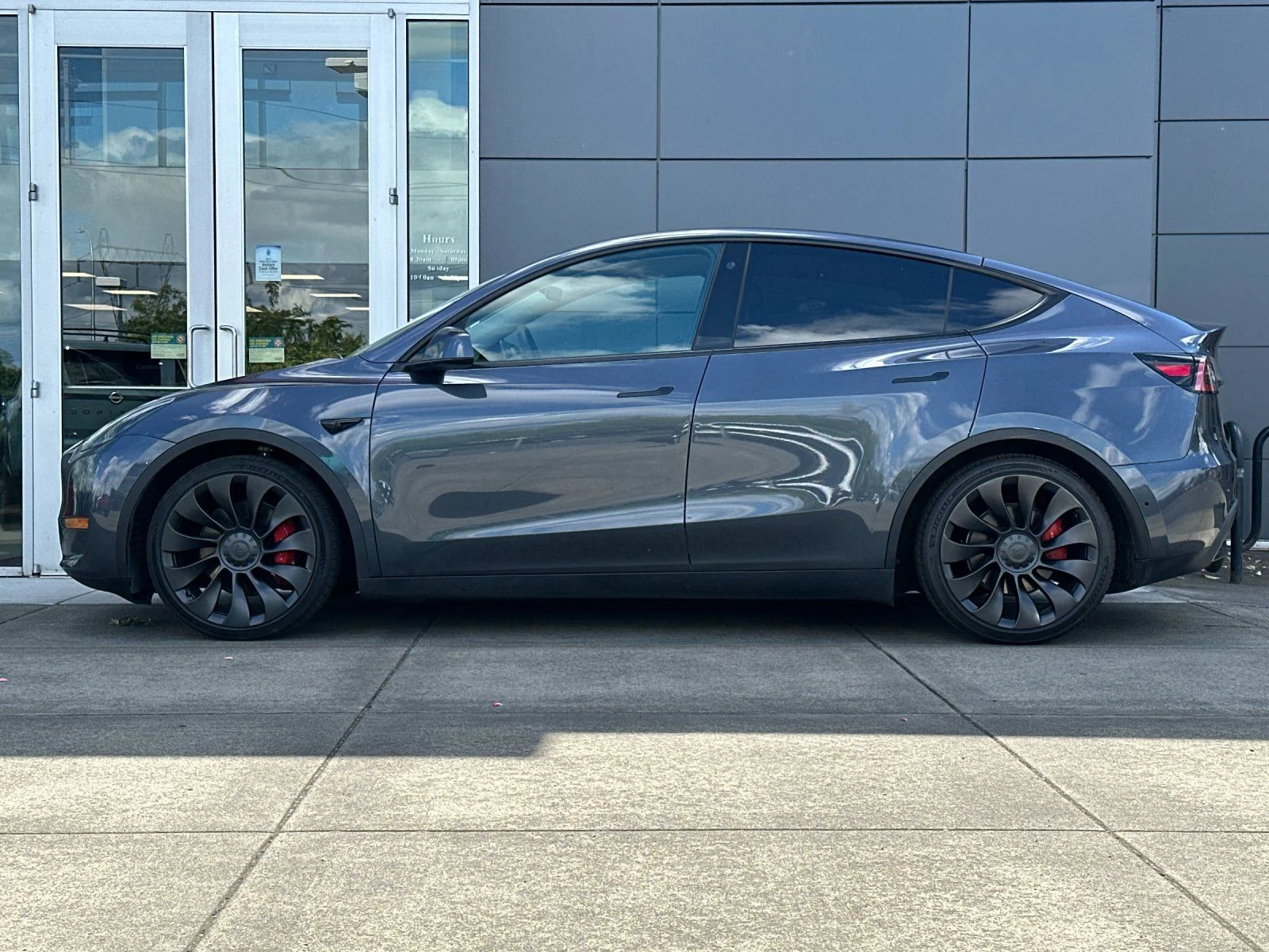 Used 2022 Gray Tesla Performance image 6