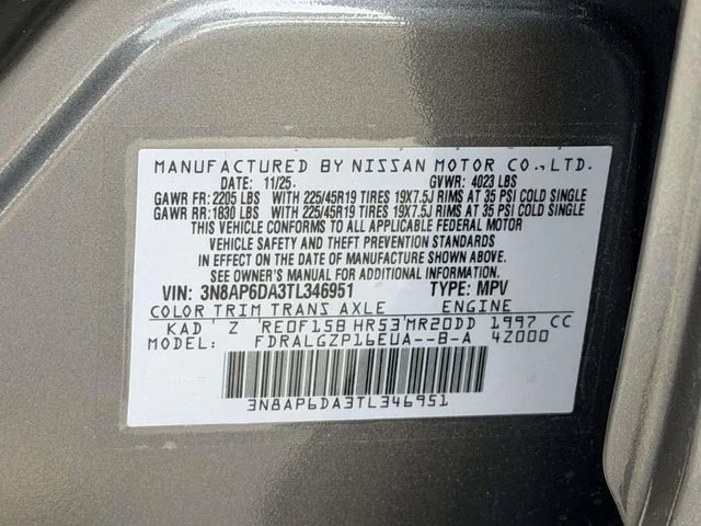 New 2026 Gun Metallic Nissan SR image 24
