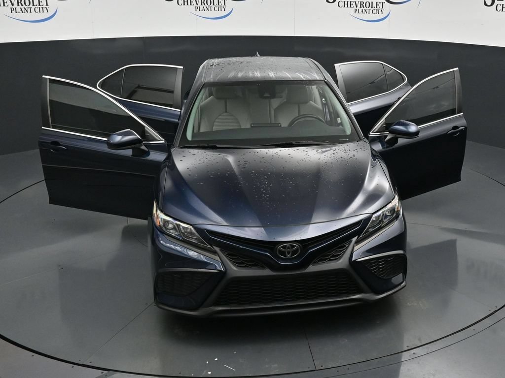 Used 2021 Blue Toyota SE image 34