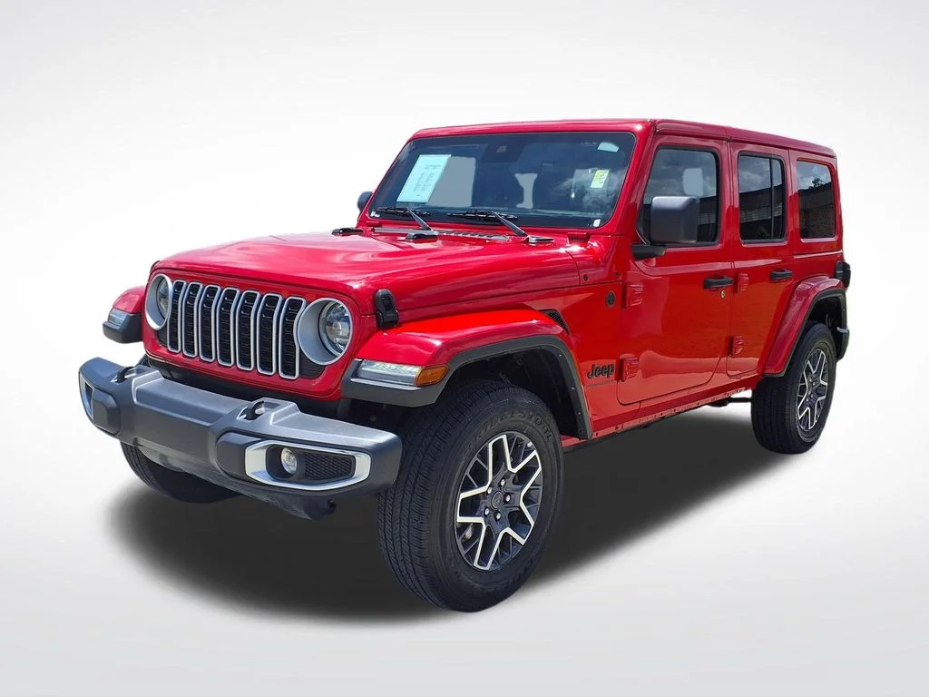 Used 2025 Red Jeep Sahara image 3