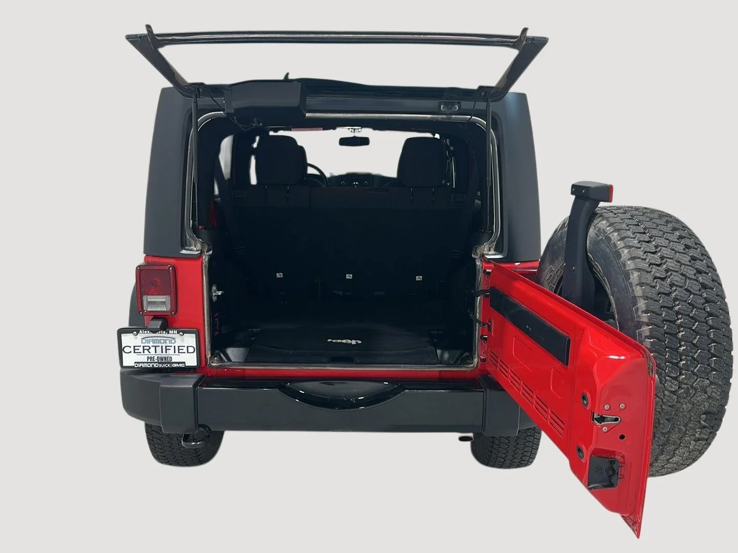 Used 2017 Firecracker Red Clearcoat Jeep Willys Wheeler image 17