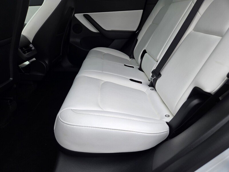 Used 2021 Pearl White Multi-Coat TESLA LONG RANGE AWD image 12