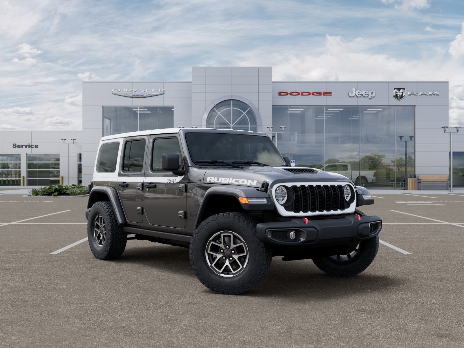 New 2026 Granite Crystal Metallic Clear-Coat Exterior Paint Jeep Rubicon image 19