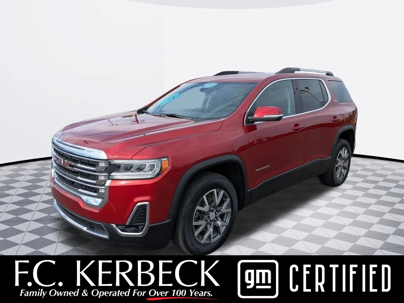 Used 2023 Volcanic Red Tintcoat GMC SLT image 1