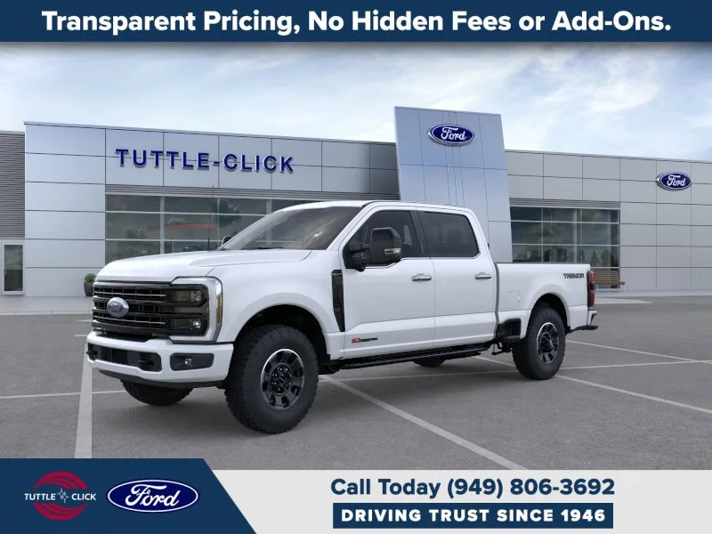 New 2026 Star White Metallic Tri-Coat Ford Platinum image 1