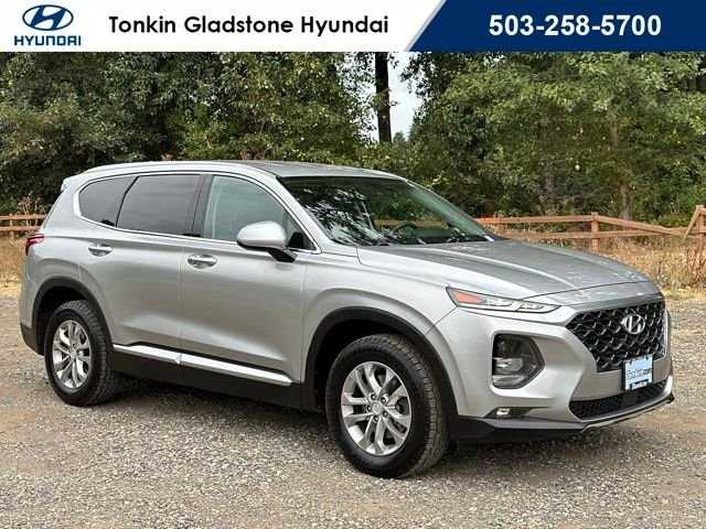 Used 2020 Shimmering Silver Pearl Hyundai SEL image 1