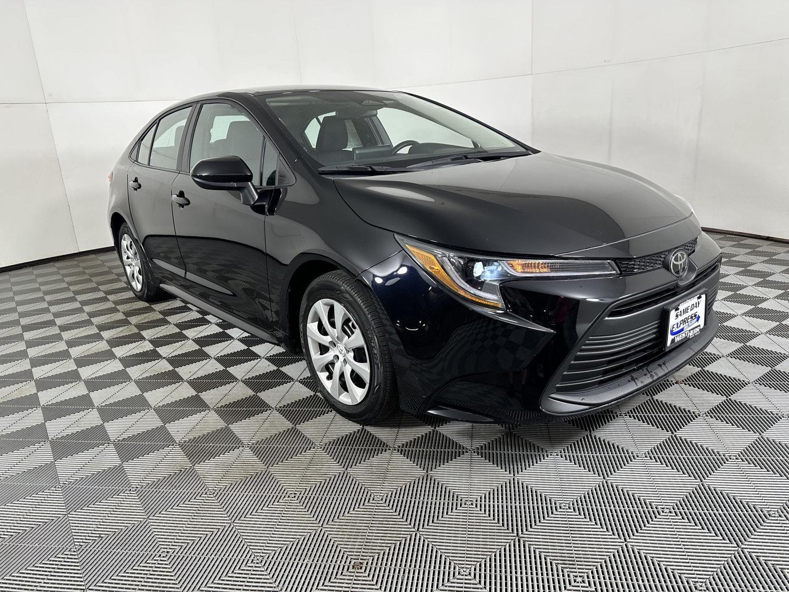 Certified Used 2024 Midnight Black Metallic Toyota LE image 20