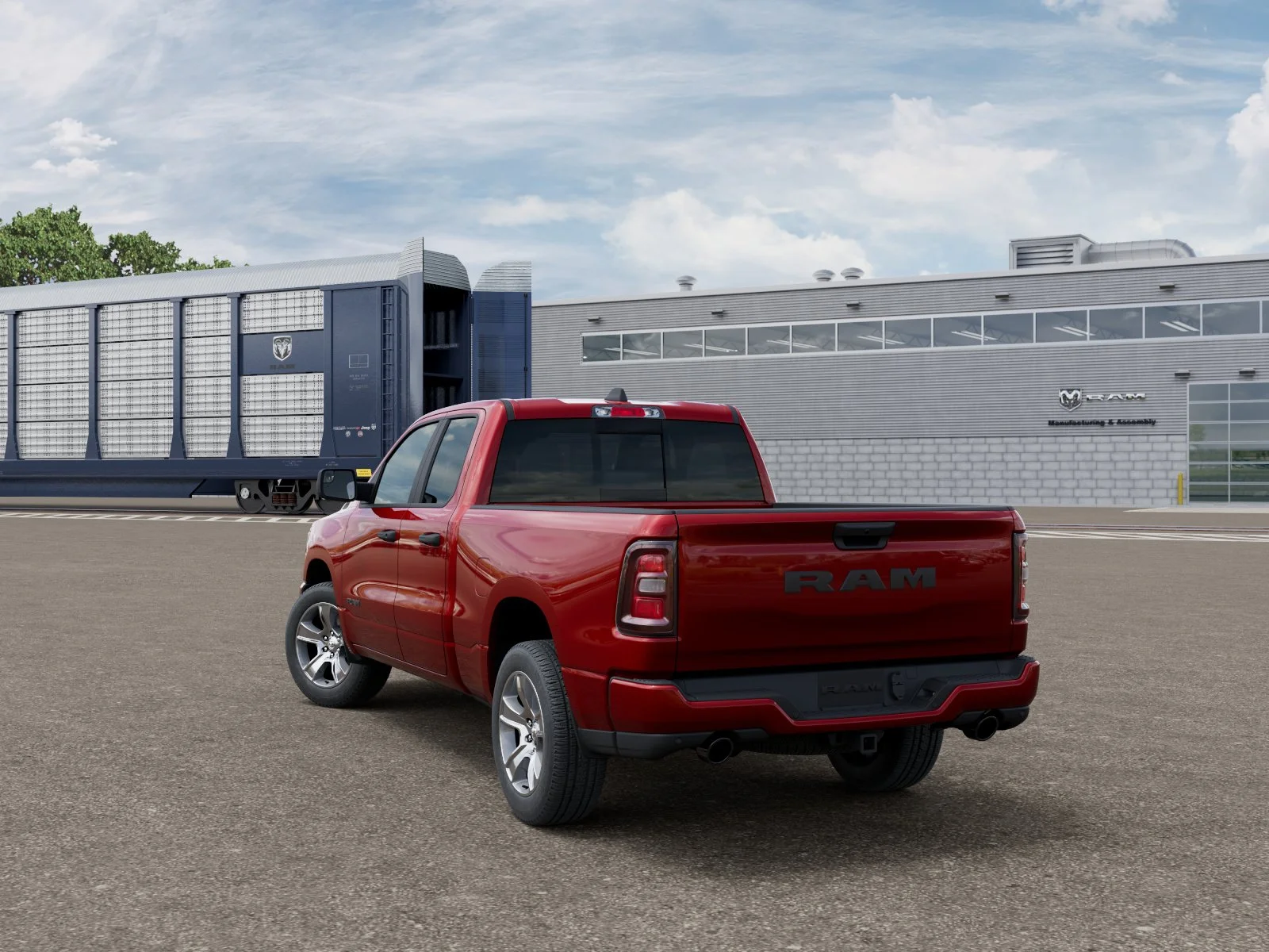 New 2026 Molten Red Pearlcoat RAM Express image 3