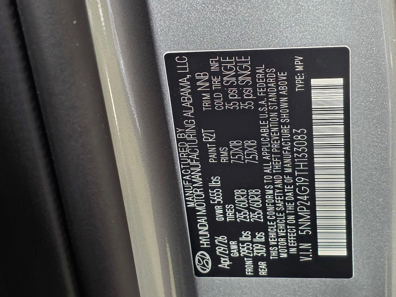 New 2026 Shimmering Silver Hyundai SEL image 35