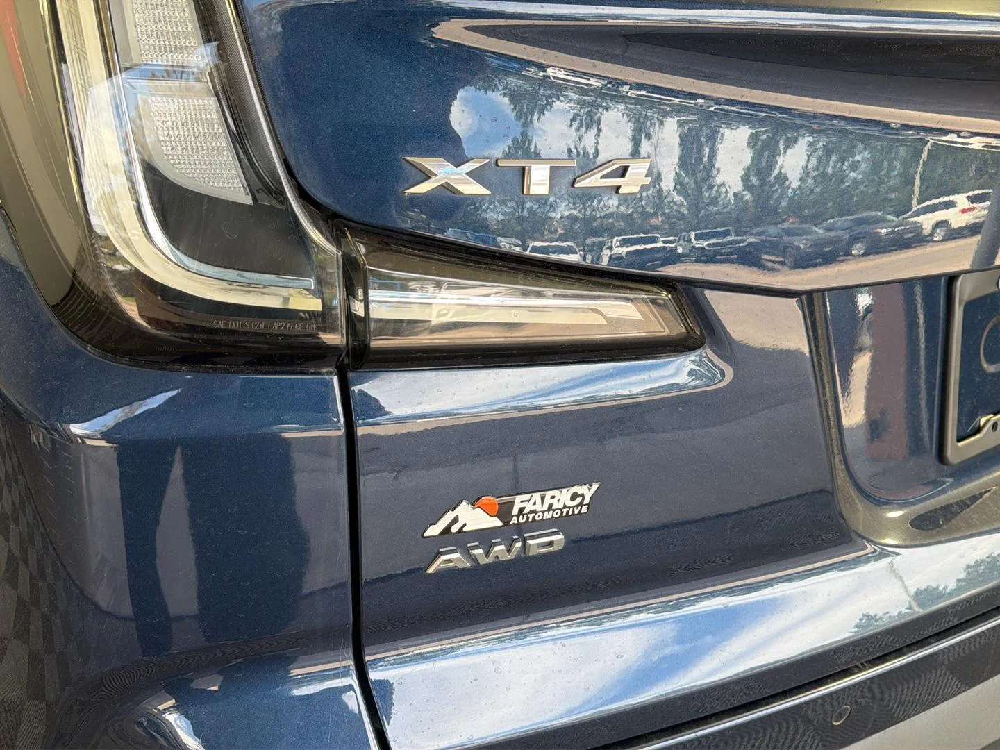 Used 2021 Twilight Blue Metallic Cadillac AWD Sport image 8