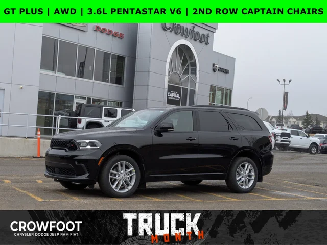 2026 Dodge Durango GT Plus - AWD  3.6L PENTASTAR V6  2ND ROW CAPTAIN CHAIRS
