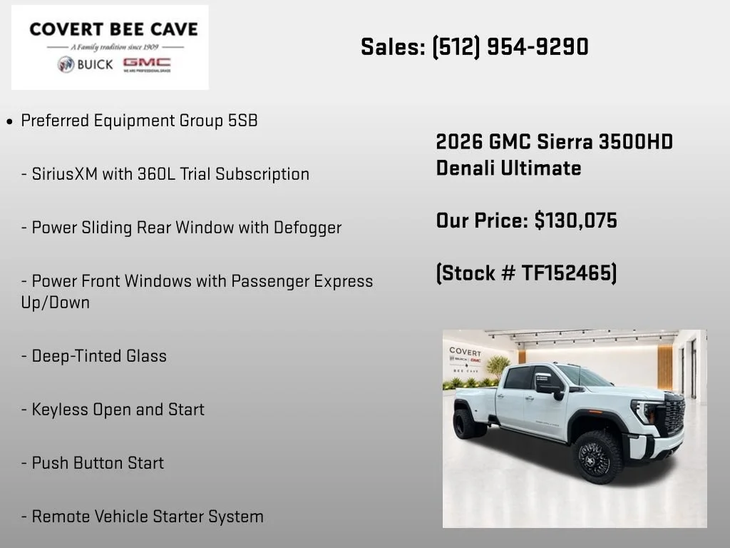 New 2026 Summit White GMC Denali Ultimate DRW image 7