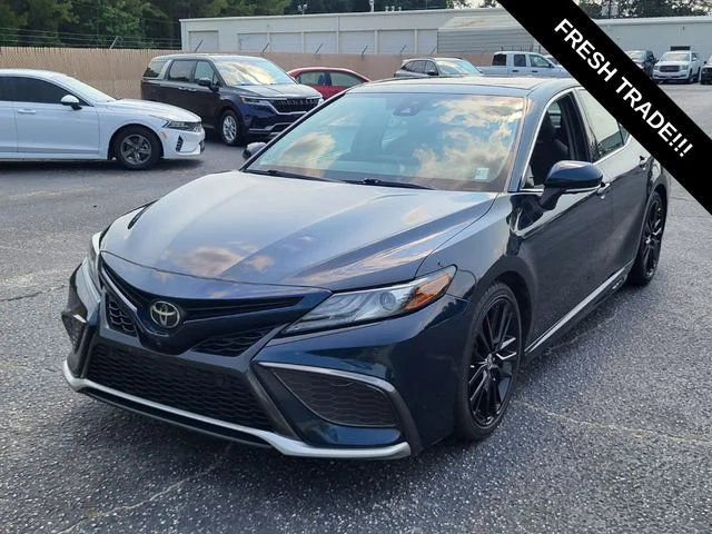 Used 2021 Blue Toyota XSE V6 image 6