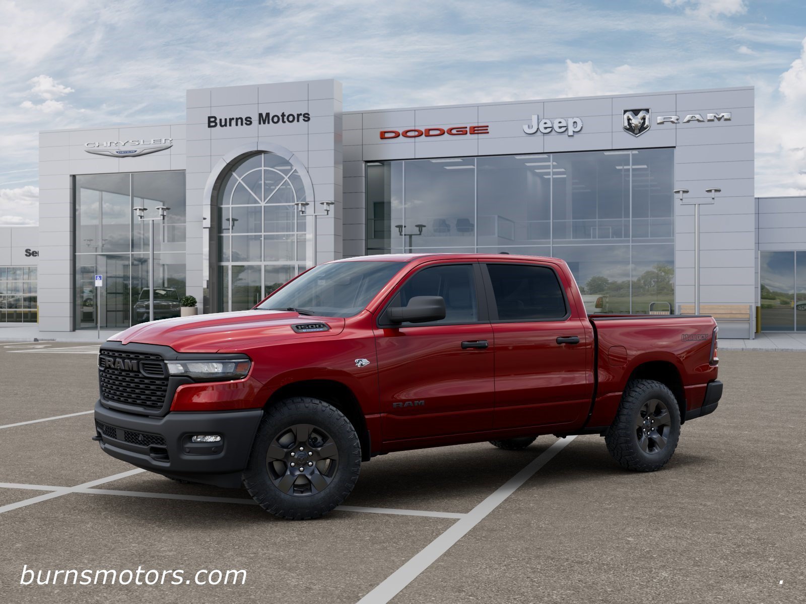 New 2026 Molten Red Pearl-Coat Exterior Paint RAM Warlock image 2