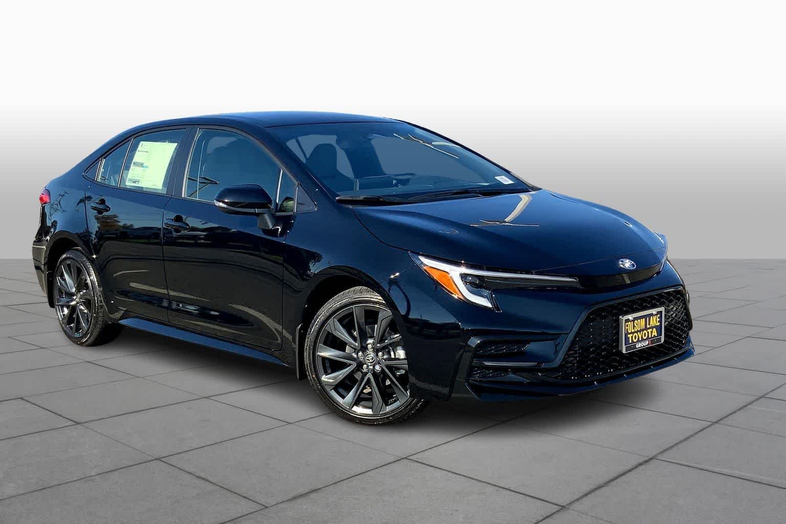 New 2026 Midnight Black Metallic Toyota Hybrid SE image 2