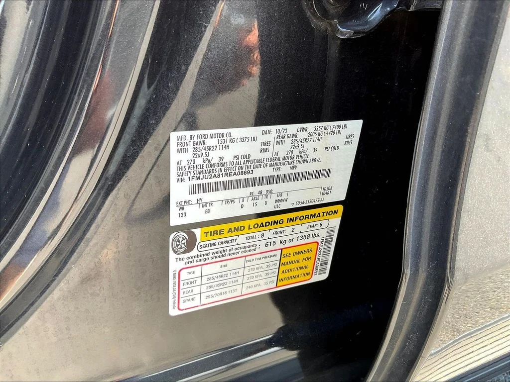 Certified Used 2024 Dark Matter Gray Metallic Ford Limited image 18