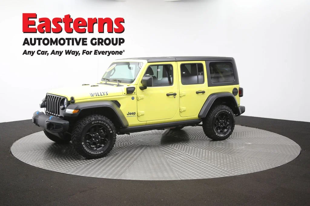 Used 2023 Yellow Jeep Willys 4xe image 57