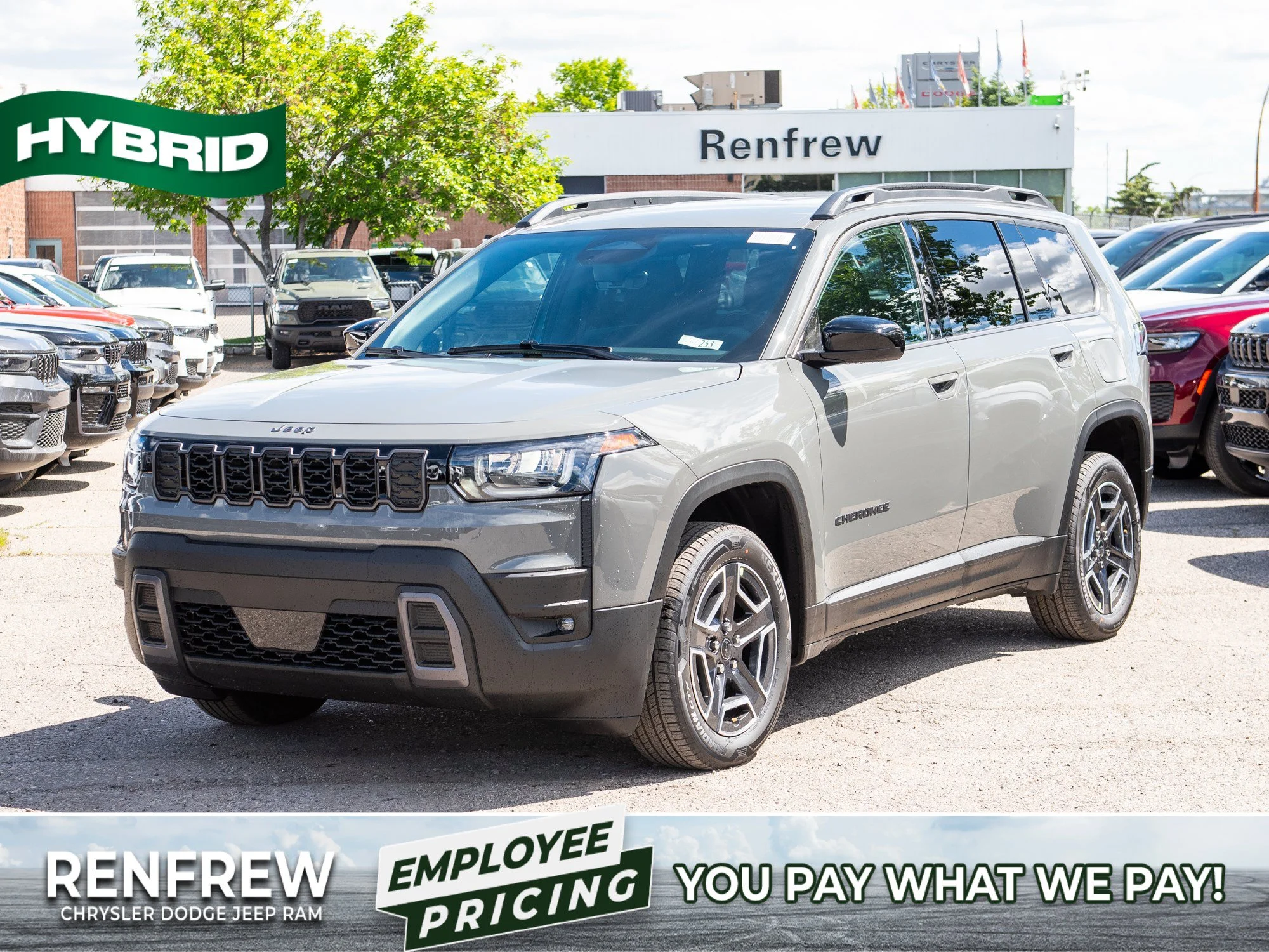 New 2026 Grey Jeep Laredo * Hybrid image 1