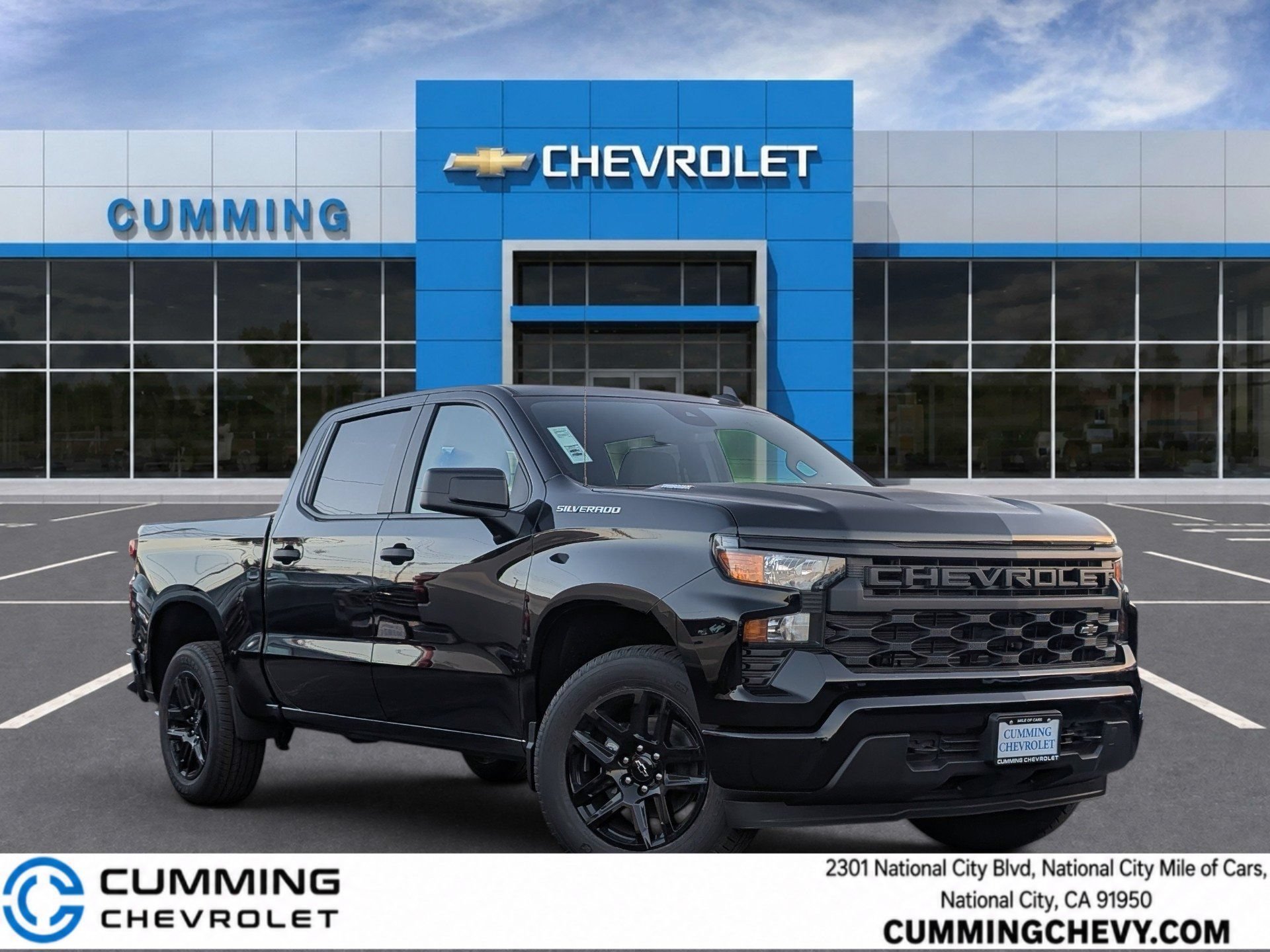 New 2026 Black Chevrolet Custom image 1