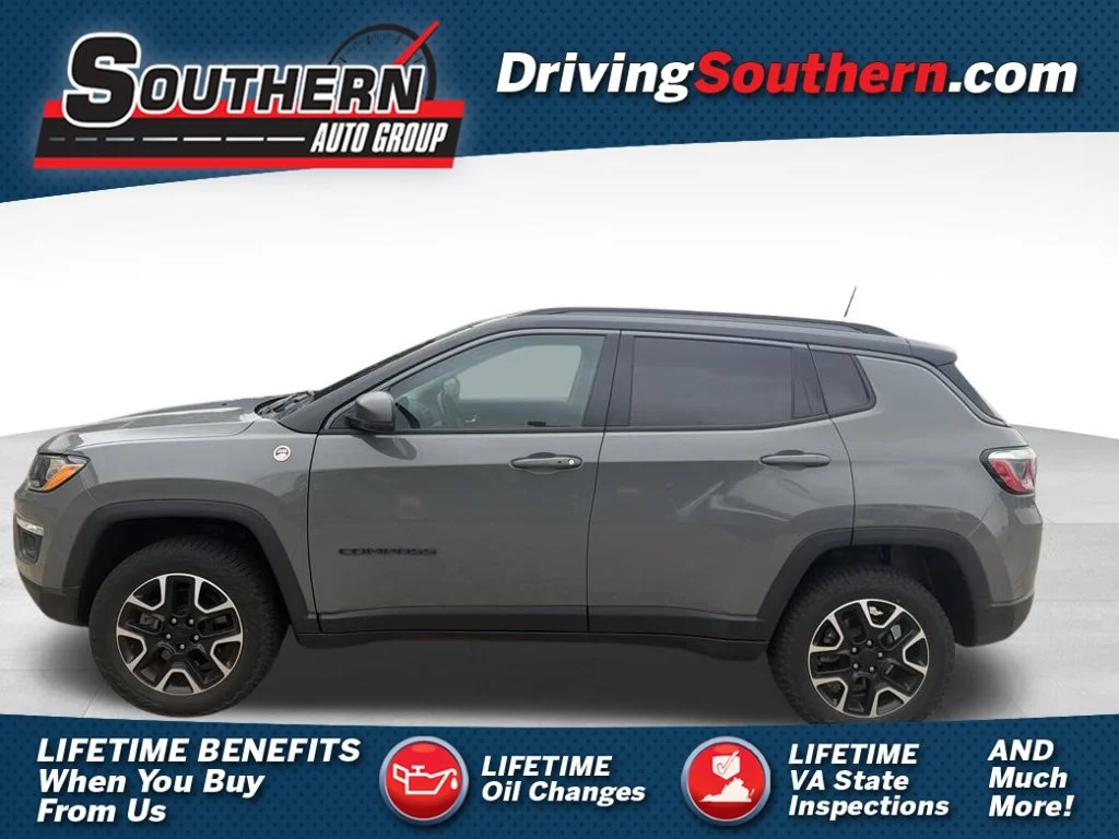 Used 2020 Gray Jeep Trailhawk image 1