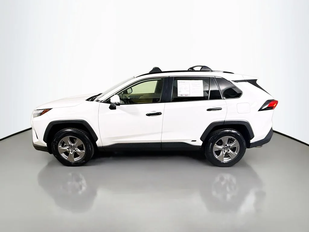 Certified Used 2022 White Toyota Hybrid XLE image 4