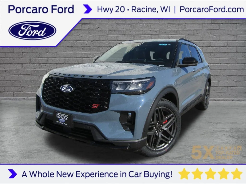 New 2027 Vapor Blue Metallic Ford ST image 1