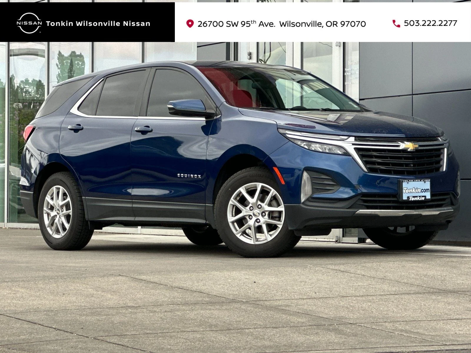 Used 2022 Blue Glow Metallic Chevrolet LT image 1