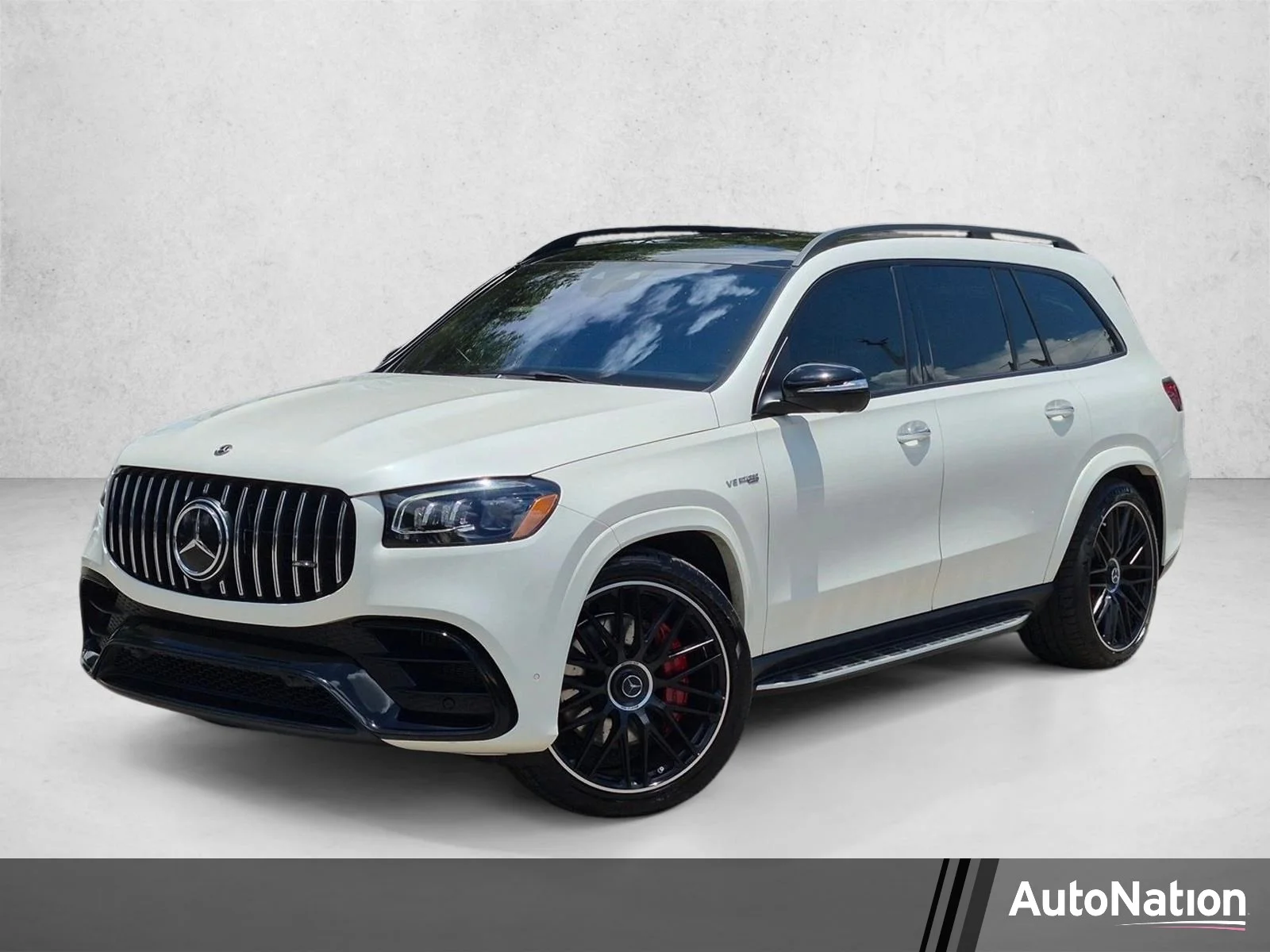 Used 2021 Designo Diamond White Bright Mercedes-Benz AMG® GLS 63 image 1