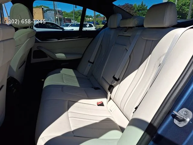 Certified Used 2023 Arctic Race Blue metallic BMW 530i xDrive image 9