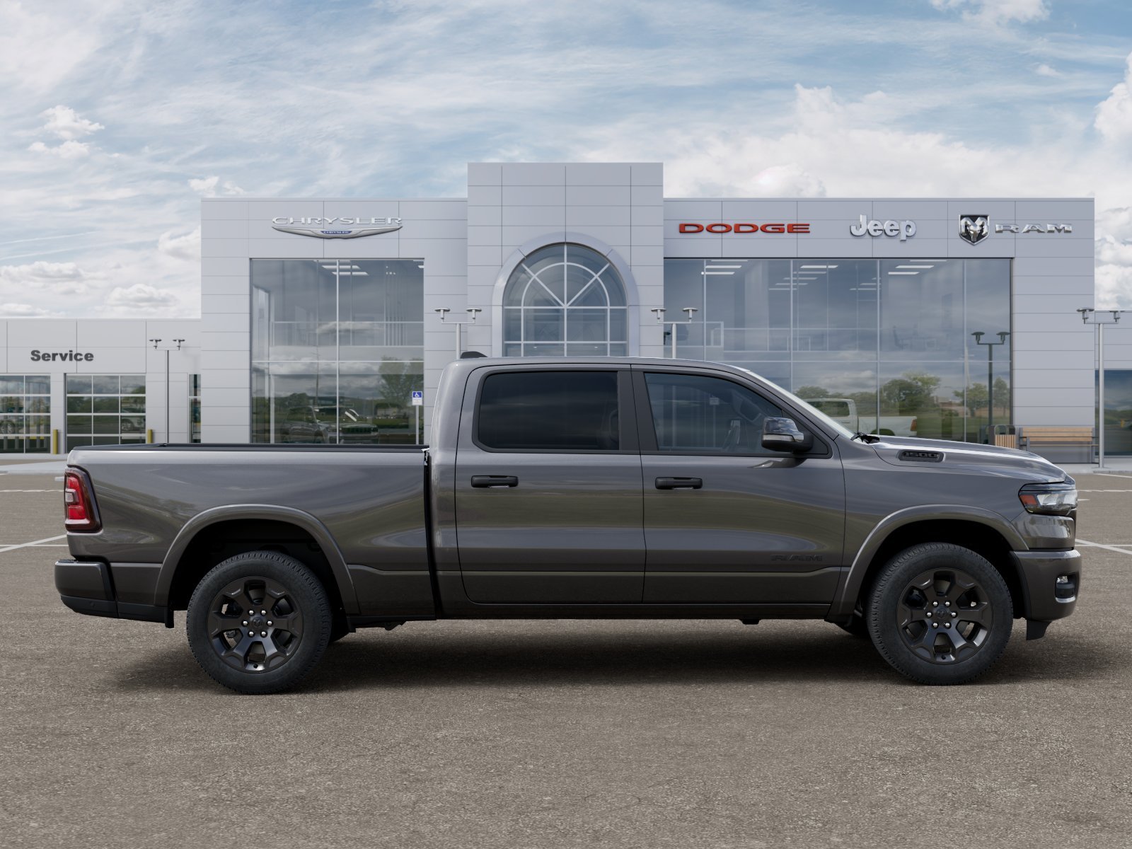New 2026 Granite Crystal Metallic Clear-Coat Exterior Paint RAM Big Horn/Lone Star image 30
