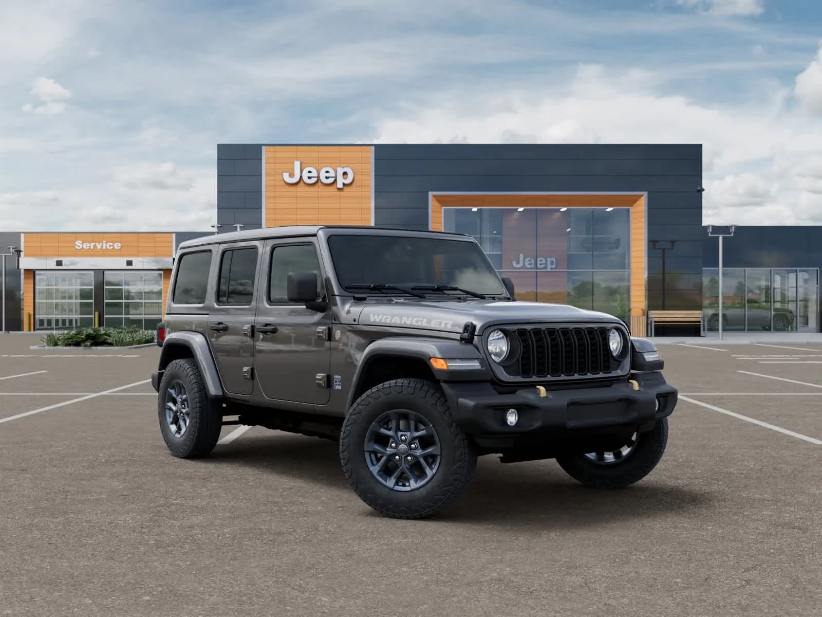 New 2026 Granite Crystal Metallic Clearcoat Jeep 85th Anniversary image 5
