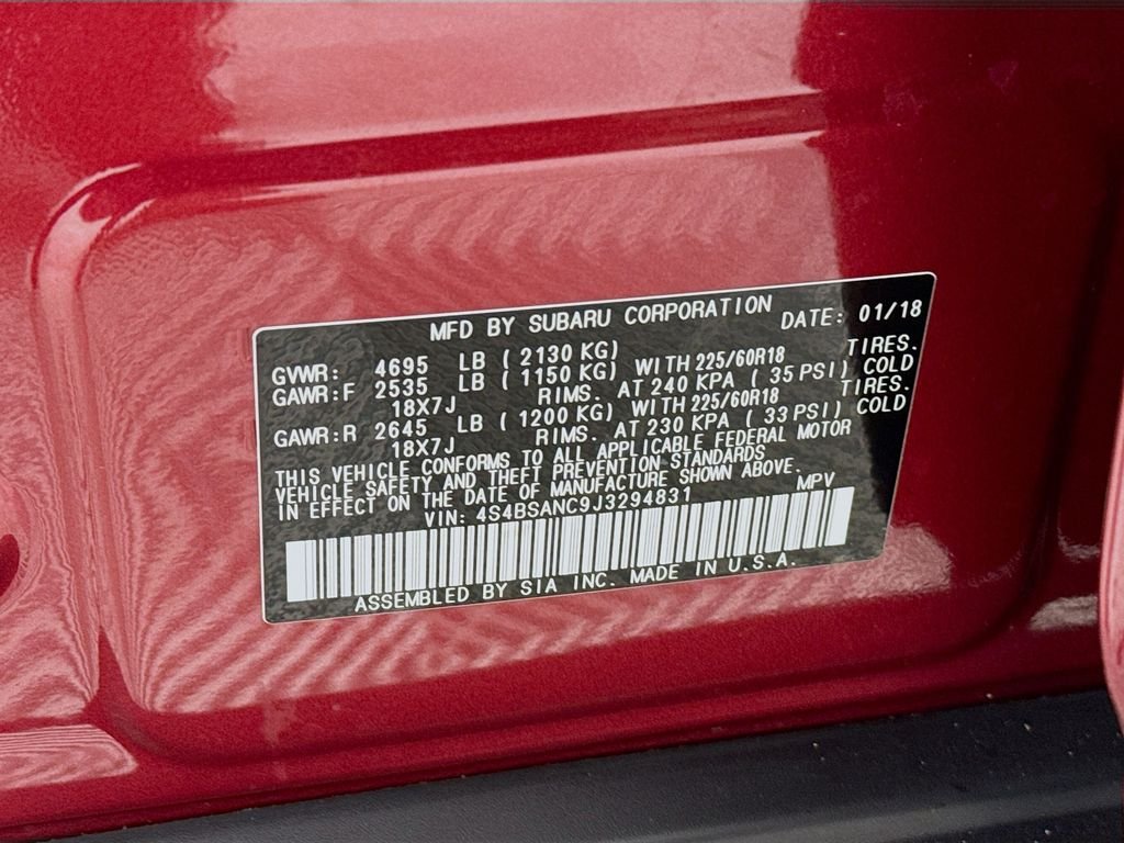 Used 2018 Red Subaru 2.5i image 34