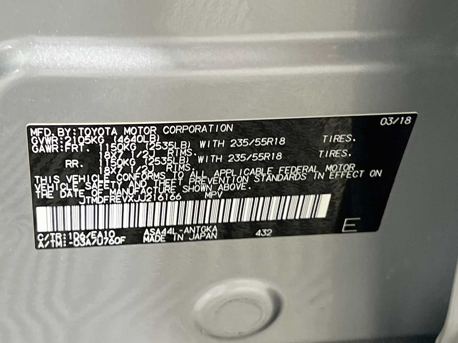 Used 2018 Silver Sky Metallic Toyota Limited image 32