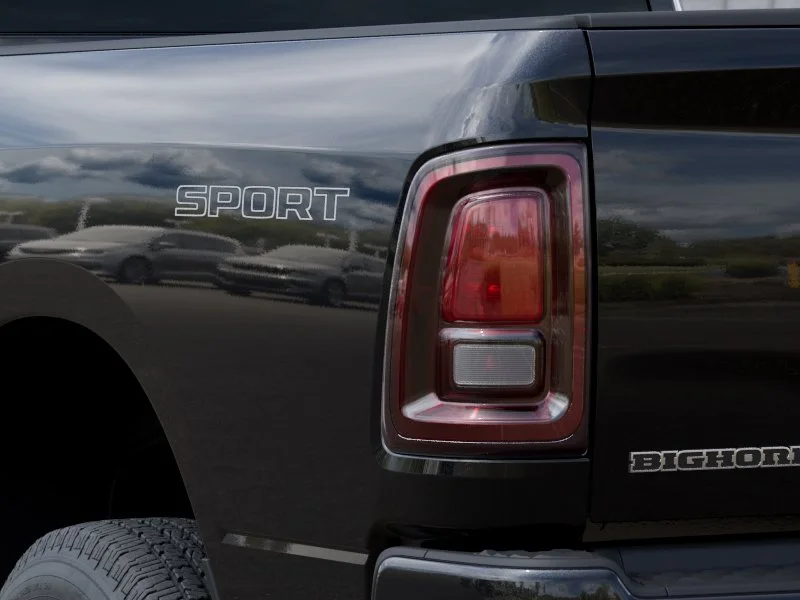 New 2027 Diamond Black Crystal Pearl-Coat Exterior Paint RAM Big Horn image 5