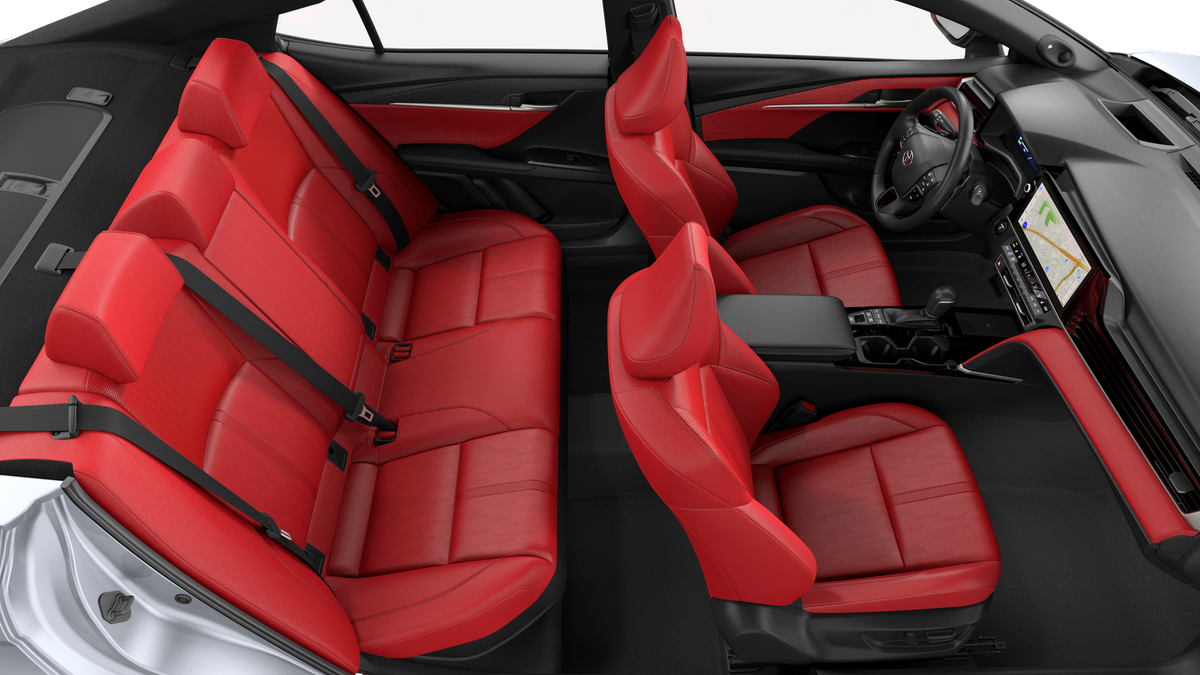 New 2026 Supersonic Red with Midnight Black Metallic roof Toyota XSE image 22
