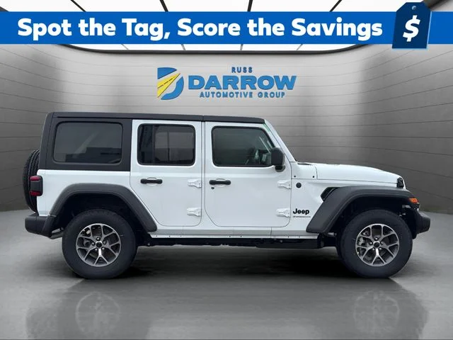New 2026 Bright White Clear-Coat Exterior Paint Jeep Sport S image 6