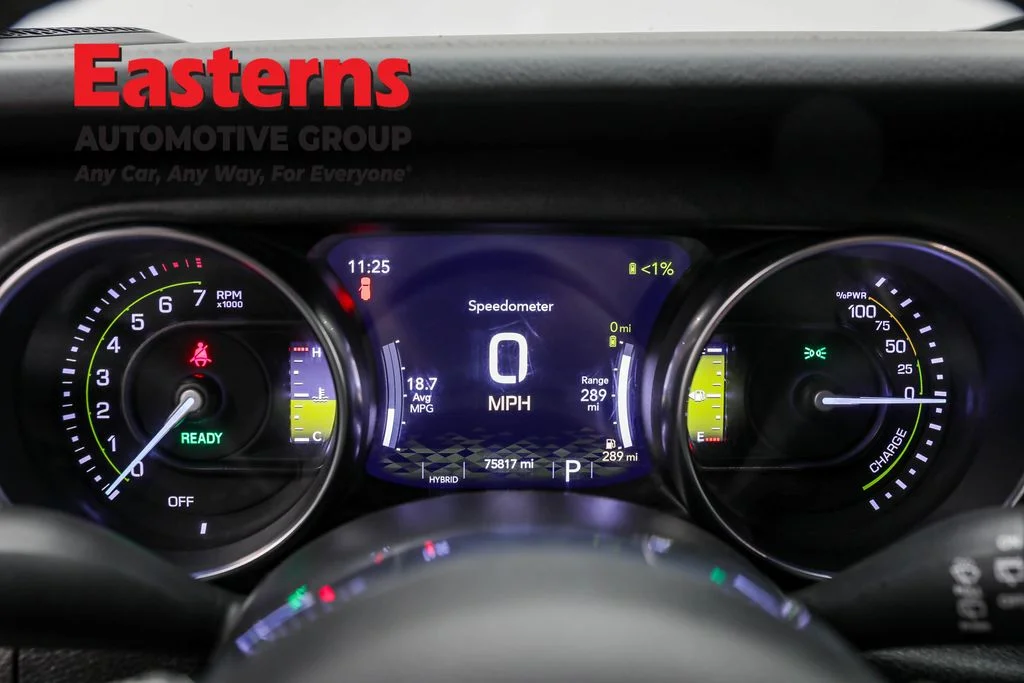 Used 2021 Gray Jeep Unlimited Sahara 4xe image 18