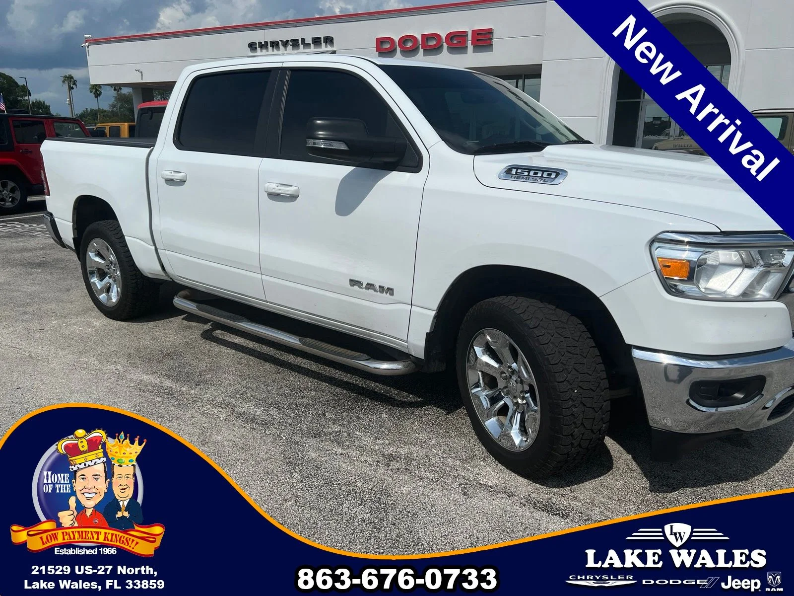 Used 2022 White Ram Big Horn/Lone Star image 3