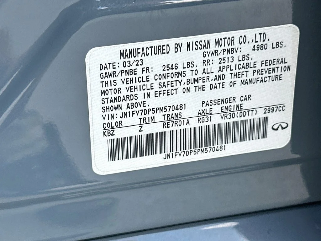 Certified Used 2023 Gray INFINITI Red Sport 400 image 37
