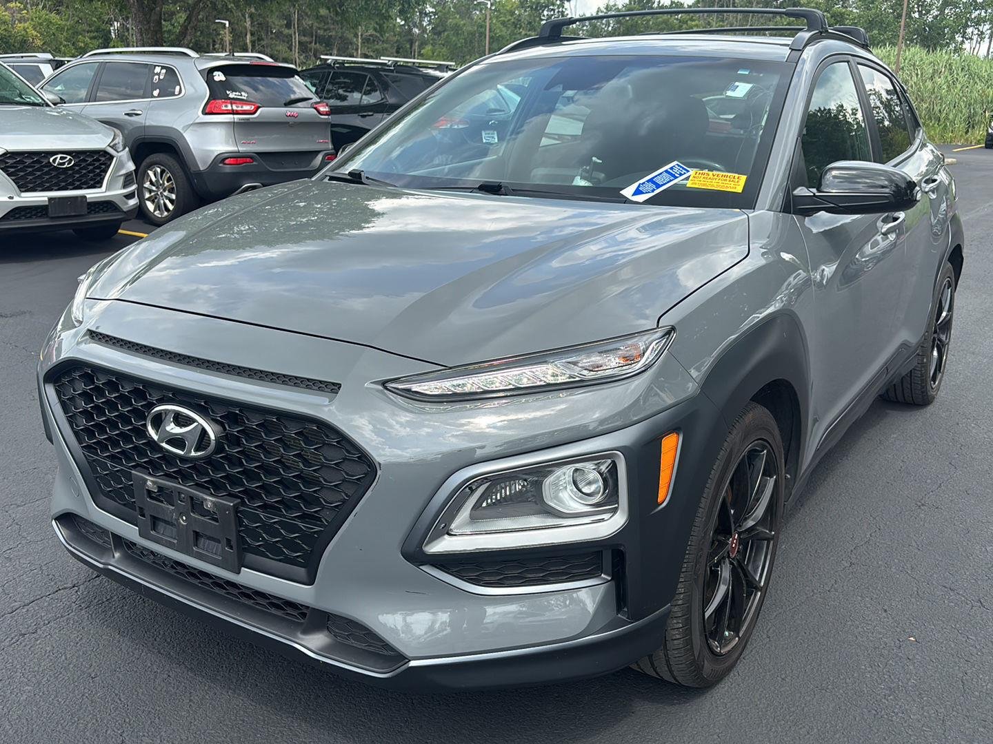Used 2021 Galactic Gray Hyundai NIGHT image 3